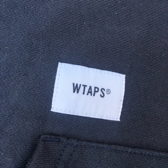 🥞🥞 Wtaps Hoodie X vans sweatshirt blue large hoody Collab skater - Picture 4 of 7